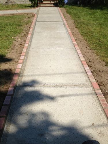 Sidewalk Installation for Azores Concrete L.T.D. in Port Jefferson Station, NY