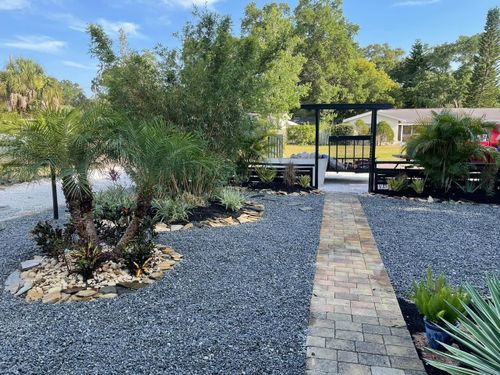 Hardscaping for Team Tolson Landscape in Tampa Bay, FL