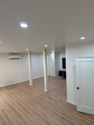 Basement Renovation for BP Home Improvement in Cumberland, RI