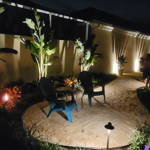 Landscape Lighting for Natural View Landscape, Inc.  in Loxahatchee, FL