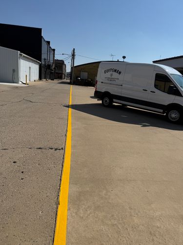 Line Striping for Midwest Line Striping LLC in Spirit Lake, IA