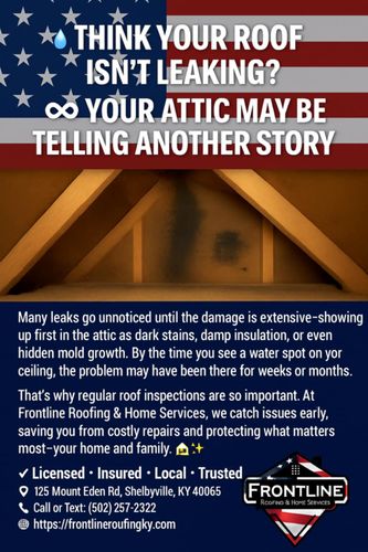 Roofing Installation for Frontline Roofing & Home Services in Shelbyville, KY