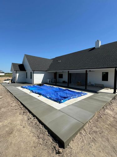 Patios for G2 Custom Concrete in Dallas, TX