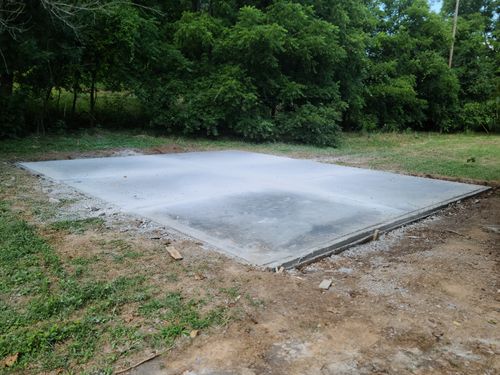 Concrete Slab Construction for AXC LLC in Knoxville, TN