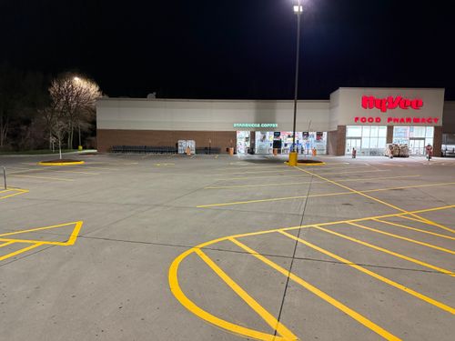 Line Striping for Midwest Line Striping LLC in Spirit Lake, IA