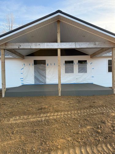 Porches, Patios, & Firepits for Whitfield Concrete Construction in Solsberry, IN