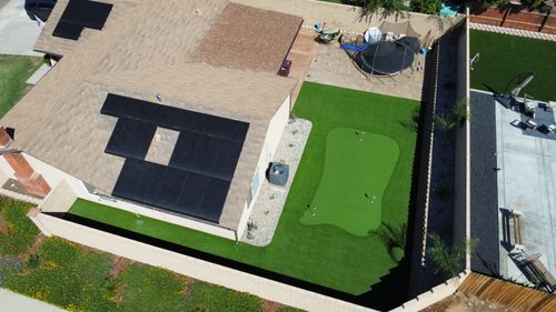 Putting Greens for Aidan Jade Landscaping in Riverside County, CA