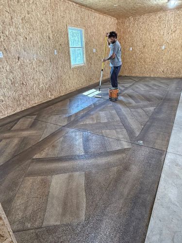Full Depth Custom Carved Concrete for Whitfield Concrete Construction in Solsberry, IN