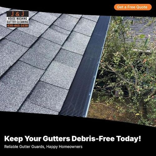 Gutter Guard Installation for J&J Power Washing and Gutter Cleaning in Geneva, IL