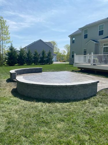 Patio Design & Installation for Dixie Concrete Masonry in Saint Leonard, MD