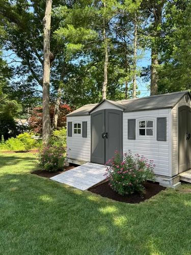 Mulch Installation for Rose Landscape & Design, Inc. in Abington, MA