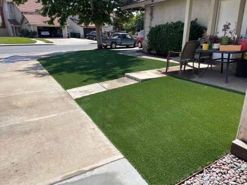 Artificial Turf Installation for Aidan Jade Landscaping in Riverside County, CA