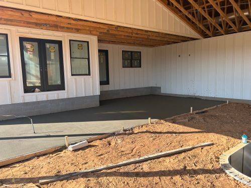 Concrete Slab Construction for Kerley's Concrete in Lancaster, SC