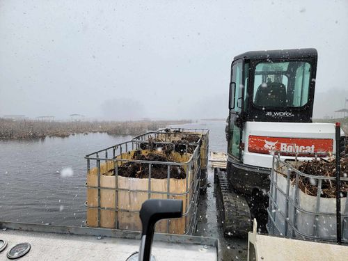 Marine Barge Land Clearing for JB WORX in Angola,, IN