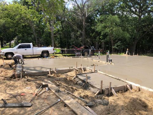 Concrete Work for JCL Concrete LLC in Streetman, TX