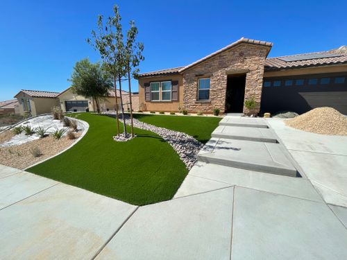 Concrete for Aidan Jade Landscaping in Riverside County, CA