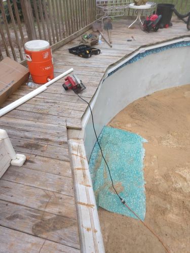 Pool Liner Changes for Down & Dirty Pool Service in Crawfordville, FL