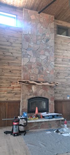 Custom Stone installation for Exquisite Techniques Construction LLC in Prescott, AZ