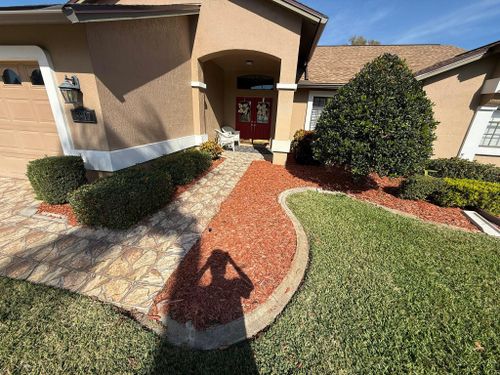 Mulch Installation for Kramer & Son’s Property Maintenance in Hudson, FL