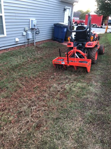 Core Aeration and Overseeding for Kyle's Lawn Care in Kernersville, NC