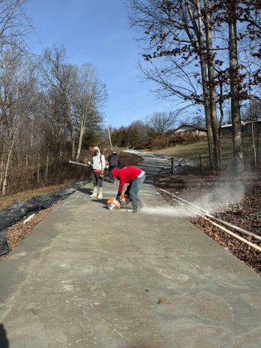 Driveways & Sidewalks for Whitfield Concrete Construction in Solsberry, IN