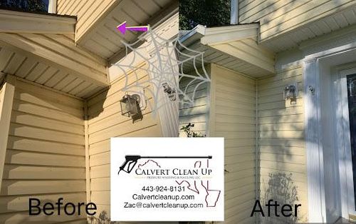 Gutter cleaning for Calvert Clean Up, Pressure Washing & Hauling LLC in Pasadena, MD