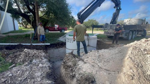 Sewer System Repairs for Broyles Construction in Cherokee, TX