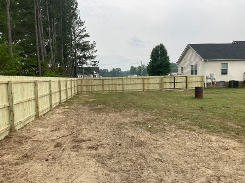 Wood Fencing for Sea Level Fence in Virginia Beach, VA