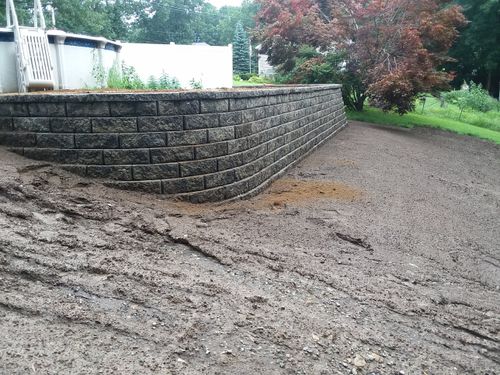 Retaining Walls for Apex Landcare in Salisbury, MA