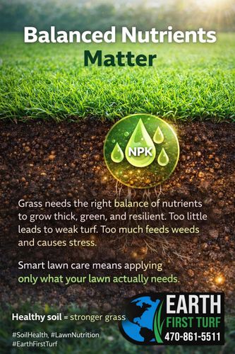 Fertilization for Earth First Turf, LLC in Cherokee County, GA