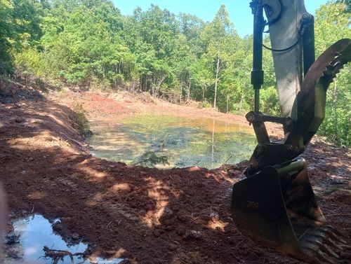 Pond Construction for S & K Excavation LLC in Bonne Terre, MO