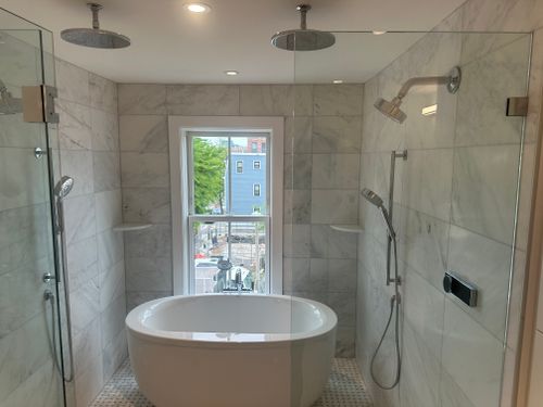 Bathroom Tiling for Reliable Tile & Remodeling, LLC in Boston, MA