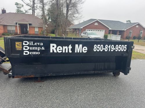 14 YD Dumpster Rental for DiLeva Dump and Demo in Panama City, FL