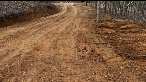 Land Clearing & Dirt Work for JW Johnson Construction in Linden, TN