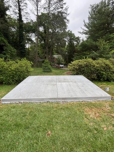Sidewalk Construction for DiMaggio & Son's Masonry in Aston, PA