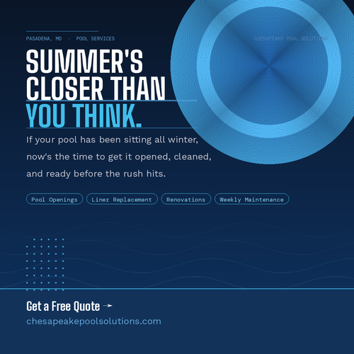 All Photos for Chesapeake Pool Solutions in Pasadena, MD