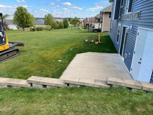 Patio Design & Installation for TDC Excavating in Dubuque, IA