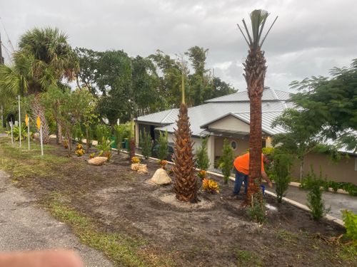 Full scale landscape designing and installations for Isaiah Simmons Construction and Landscaping LLC in Brevard County, Florida