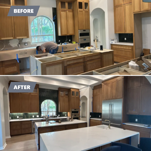 Custom Cabinet Design for HTH Construction ATX in Travis County, TX