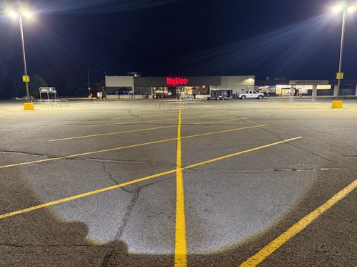 Line Striping for Midwest Line Striping LLC in Spirit Lake, IA