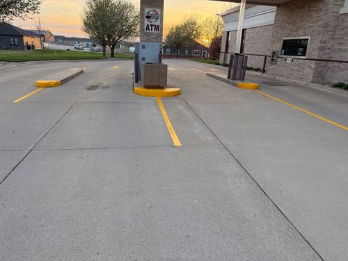 Line Striping for Midwest Line Striping LLC in Spirit Lake, IA