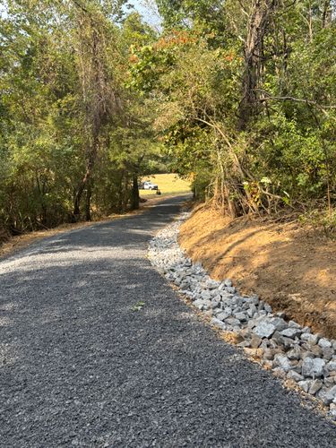 Grading for Schrock’s Land Management in Northern Virginia, Shenandoah Valley, VA
