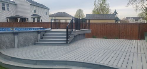 Pool Decks for Mitchell Builders LLC in Lake County, IN