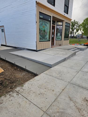 Concrete work for Blue Mountain Construction in Roundup, MT