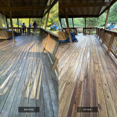 Deck & Patio Cleaning for Cumberland Gap Pro Wash LLC in Harrogate, Tennessee