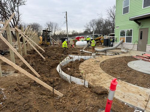 Porches, Patios, & Firepits for Whitfield Concrete Construction in Solsberry, IN
