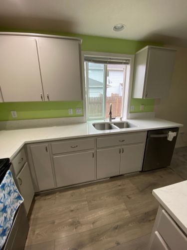 Kitchen and Cabinet Refinishing for AFP Painting LLC in Castle Rock, WA