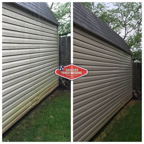 House and Roof Softwash for Oakland Power Washing in Clarksville, TN