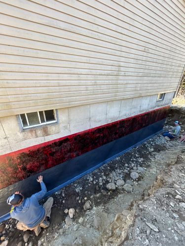 New Concrete Foundation Construction for Graham & Schriner Construction in Hinsdale, NH