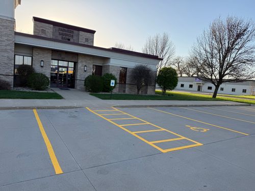 Line Striping for Midwest Line Striping LLC in Spirit Lake, IA